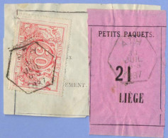 Be996: ATH :  Met = Stempels (III): SP 11 Op Fragment Spoorwegdocument  +  " étiquette " : - Dokumente & Fragmente