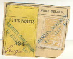 Be4: JAMBES (NORD BELGE)  / SP12: +  Op  " étiquette " : BRUGES - Documentos & Fragmentos