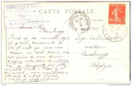 _G981: Carte Postale38-HALINNES -L'Eglise: 10c Sem. > Rousbrugge - AK: ROUSBRUGGE-HARINGHE 8 V 16: BIER - BROUWERIJ - Zona Non Occupata