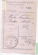 _S915: *PROVEN* 8-9 9 XII 1921 : DECLARATION DE VERSEMENT / BEWIJS VAN STORTING..:   : Sterstempel... - Dépliants De La Poste