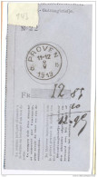 _S897: Ontvangbriefje : *PROVEN* 11-12 9 V 1913 ... Sterstempel - Postkantoorfolders