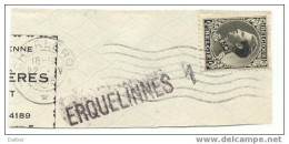 Ek7:N° 411: Op Fragment: + Griffe: ERQUELNNES 1 - 1934-1935 Leopoldo III