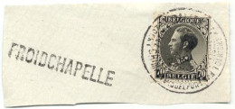 Ek11:N° 411: Op Fragment: + Griffe: FROIDCHAPELLE - 1934-1935 Léopold III