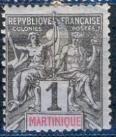 Fv601:MARTINIQUE: Y.&T.N°:31 :[*] ( Avec Restes Charnières) - Altri & Non Classificati