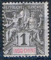 Fv582:INDOCHINE: Y.&T.N°: 3 :[*] ( Avec Restes Charnières) - Altri & Non Classificati