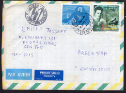 Brasil - 2001 - Letter - Air Mail - Sent To Argentina - Caja 1 - Cartas & Documentos