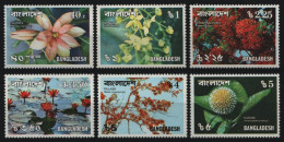 Bangladesch 1977 - Mi-Nr. 103-108 ** - MNH - Blüten / Blossoms - Bangladesch