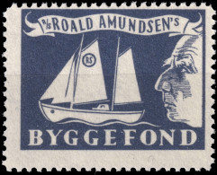 NORWAY - Poster Stamp For The R/S Roald Amundsen's Building Fund - "R/S Roald Amundsen's Byggefond" - Mint - Other & Unclassified