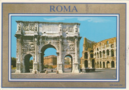 N3743 Roma - Colosseo O Anfiteatro Flavio - Arco Di Costantino / Viaggiata 1992 - Kolosseum