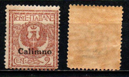 COLONIE ITALIANE - ISOLA DI CALINO - 1912 - STEMMA SABAUDO - 2 C. - MNH - Ägäis (Calino)