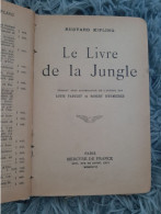 LE LIVRE DE LA JUNGLE - RUDYARD KIPLING PARIS MERCURE ROMAN AVENTURE 1947 - Adventure