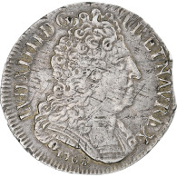 France, Louis XIV, 20 Sols Aux Insignes, 1708, Lyon, TTB+, Argent, Gadoury:164 - 1643-1715 Louis XIV Le Grand