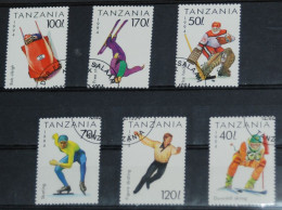 TANZANIA 1994, Olympic Games - Lillehammer, Sports, Mi #1705-10, Used - Inverno1994: Lillehammer