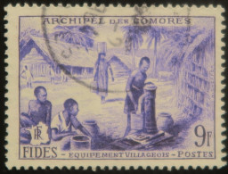 LP3972/6 - 1956 - COLONIES FRANÇAISES - COMORES - N°14 Oblitéré - Usati