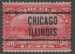 USA - #Q10 - Used - Parcel Post - Reisgoedzegels