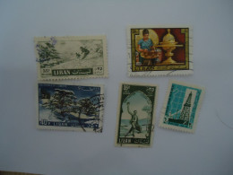 LIBAN  LEBANON USED   STAMPS LOT 5 - Lebanon