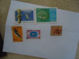 LIBAN  LEBANON USED   STAMPS LOT 5 - Liban