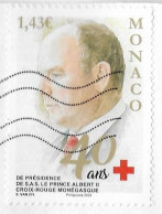 MONACO MONTE CARLO 2023, CROIX ROUGE, ALBERT II ( TIMBRE DE 2022 ) SUR LETTRE DE 2023, VOIR LES SCANNERS - Covers & Documents