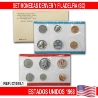 C1578.1# Estados Unidos 1986. Emisión Anual (SC) MS-121 - Münzsets