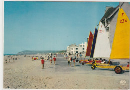 WISSANT - Plage & Le Blanc-Nez , Chars à Voile -105x150 Glacée - Ed. Artaud - N° 3 - Timbrée 1973 - Wissant