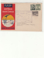 Cocos Islands / R.A.A.F. / Australia / Airmail / Mauritius - Cocos (Keeling) Islands