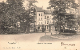 BELGIQUE - Bruxelles - Entrée Du Parc Léopold - Carte Postale Ancienne - Foreste, Parchi, Giardini