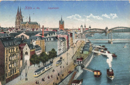 ALLEMAGNE - Köln - Vue Générale De Leystapel - Colorisé - Carte Postale Ancienne - Koeln