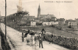 07 Ardèche Très Beau Plan VERNOUX Route De Chalencon - Vernoux