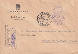AYUNTAMIENTO DE LEDAÑA  CUENCA  1979 - Franquicia Postal