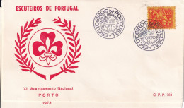 SCUTEIROS  PORTO 1973 - Storia Postale