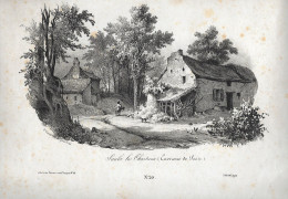 Image Ancienne De SAULX Les CHARTREUX - Environs PARIS - Essonne - Chaumière Ferme à La Campagne - N°20 - Luth De Ligny - Altri & Non Classificati