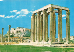 GRÈCE - Athènes - Vue Du Temple De Zeus Olympien - Carte Postale - Griechenland