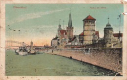 ALLEMAGNE - Düsseldorf - Partie Am Rhein - Colorisé - Carte Postale Ancienne - Duesseldorf