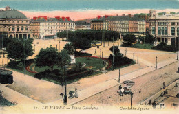 FRANCE - Le Havre - Place Gambetta - Colorisé - Chariot - Carte Postale Ancienne - Non Classificati