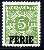 2164. DENMARK 5 O. FERIE OVERPR. MH - Fiscales