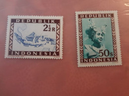 1947 Indonesia Dancer (F69) - Unused Stamps