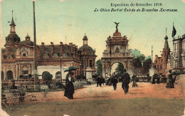 BELGIQUE - Bruxelles - Exposition - Le Chien Dert Et Entrée De Bruxelles Kermesse - Colorisé - Carte Postale Ancienne - Universal Exhibitions