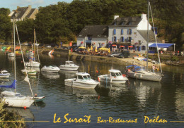 CPM - E - FINISTERE - CLOHARS CARNOET - PORT DE DOELAN RIVE GAUCHE - BAR - RESTAURANT - GLACIER - LE SUROIT - Clohars-Carnoët