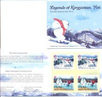 2016. Kyrgyzstan, Legends Of Kyrgyzstan, Yeti, Booklet Of 2 Sets, Mint/** - Kirghizistan