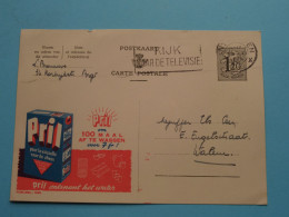 Publi " PRIL " ( Voor De Was/afwas ) > ( Zie / Voir Scan ) Gele Briefkaart ( A'Pen/Walem 1955 ) ! - Used