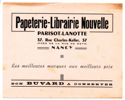 Buvard  18.6 X 14.9 Papeterie-Librairie Nouvelle  PARISOT-LANOTTE à Nancy - Stationeries (flat Articles)