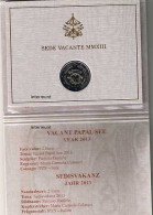 2 Euro Vatican Siège Vacant 2013 FDC - Conmemorativas