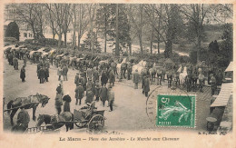 Le Mans * 1906 * Le Marché Aux Chevaux , Place Des Jacobins * Foire Bestiaux Cheval Horse - Le Mans