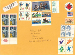 UNITED STATES : -  STAMPS  COVER TO DUBAI. - Storia Postale