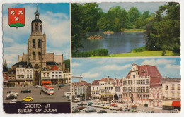 Groeten Uit Bergen Op Zoom - (Noord-Brabant, Nederland/Holland) - 1965 - VW 1200, OPEL OLYMPIA REKORD - Bergen Op Zoom