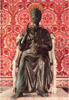 VATICAN - Ville Du  Vatican - Basilique De Saint Pierre-Statue De Saint-Pierre - Carte Postale - Vatikanstadt