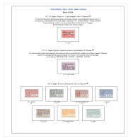 POSTA AEREA ITALIANA Fogli Autocostruiti Per Album A 22 Anelli. - Stamp Boxes
