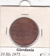 GIORDANIA   10 FILS  ANNO 1975 - Jordanië