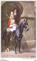 LONDON:  LIFE  GUARD  ON  SENTRY  DUTY  AT  HORSE  GUARDS  -  WHITEHALL  -  FP - Buckingham Palace