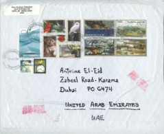 UNITED STATES : 2014 -  STAMPS COVER TO DUBAI. - Storia Postale